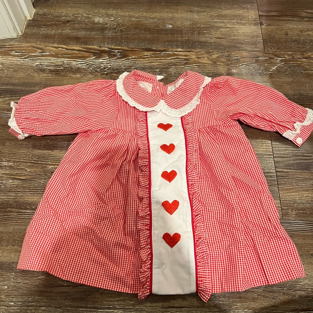 Cecil & Lou 6m baby girl heart dress